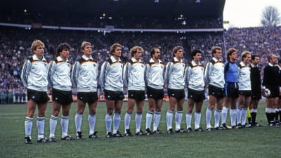 Det Tyskland som föll hemma mot Nordirland 1983.