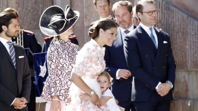 40-åriga prinsessan Victoria firades i Stockholm den 14 juli 2017.