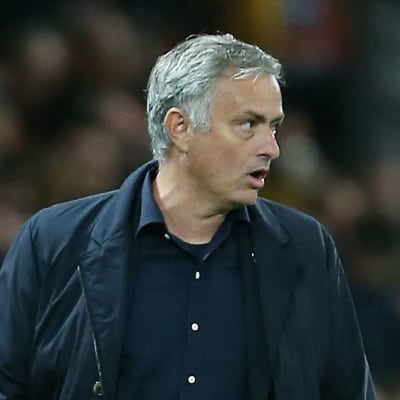 José Mourinho och Antonio Valencia.