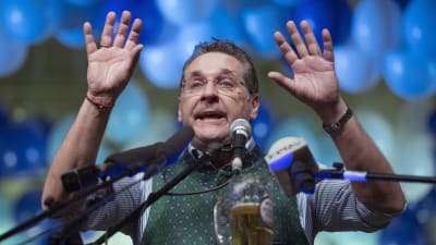 Österrikes vicekansler Heinz-Christian Strache. 