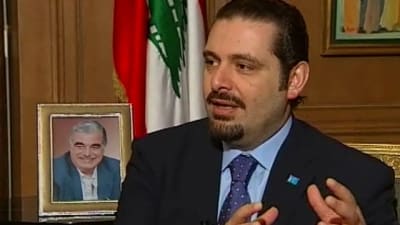 Saad Hariri Libanons premiärminister