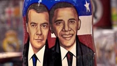 Dmitrij Medvedev och Barack Obama