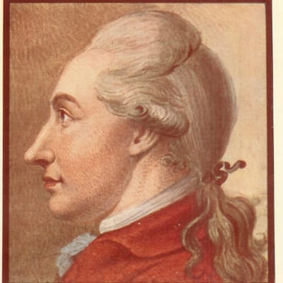 Målning av Goethe