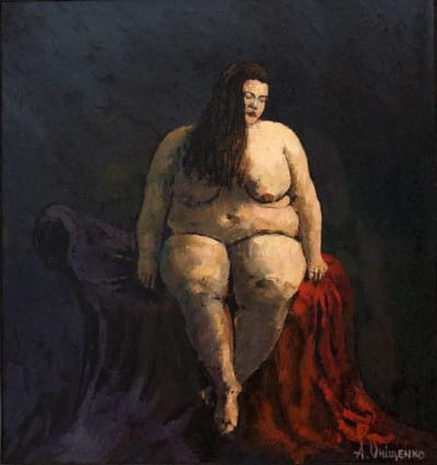 Målningen "Status Quo" av den tjeckiske målaren Alexandr Onishenko.