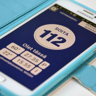 Mobilapplikationen 112 Finland