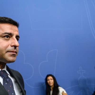 Turkin kurdimielisen Kansojen demokraattisen puolueen (HDP) johtaja Selahattin Demirtas.