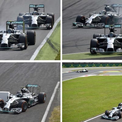 F1-autoja kuvissa