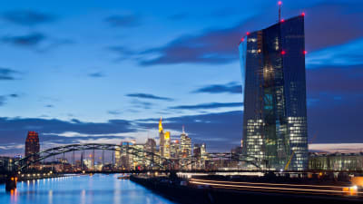 ECB:s byggnad i Frankfurt
