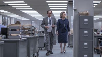 Ben Bradlee (Tom Hanks) och Katharine Graham (Meryl Streep)