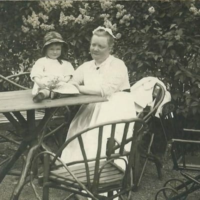 Alva Forsius med dotter