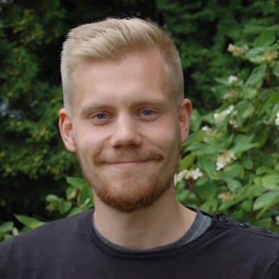 Joel Wulff, grundare av företaget Uplus