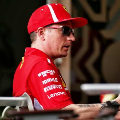 Kimi Räikkönen och Daniel Ricciardo.