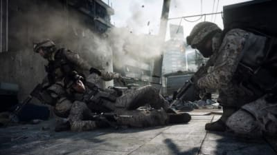 Ingen har sett datorstyrda soldater springa, släpa och krypa så realistiskt som i Battlefield 3
