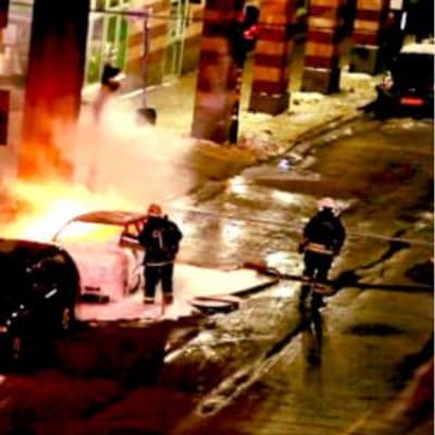 Bilexplosion i Stockholm 11.12.2010