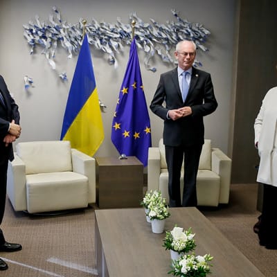 Jose Manuel Barroso, Herman Van Rompuy ja Catherine Ashton
