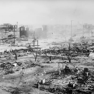 Tuhottua Tulsaa vuoden 1921 joukkomurhan ja mellakan jälkeen