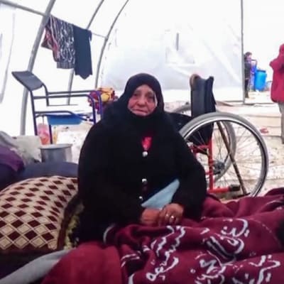Syyrialaispakolaisia Bab al-Salaman leirissä
