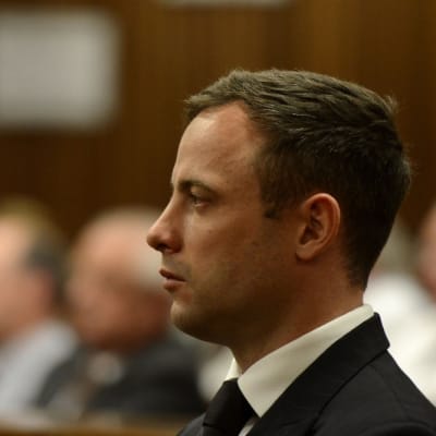 Oscar Pistorius oikeudessa.