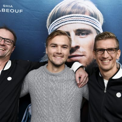 Veli Paloheimo, Henrik Sillanpää ja Jarkko Nieminen ovat olleet tekemässä Björn Borgista ja John McEnroesta kertovaa elokuvaa.