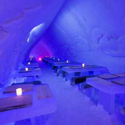 jääravintola Arctic Snow Hotel