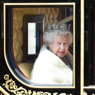 Britannian kuningatar Elisabet II toukokuussa 2015.