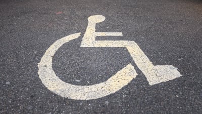 Parkeringsruta för personer med rörelsehinder