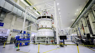 Orion-kapseln som ska transportera Artemis-programmets astronauter till månen.