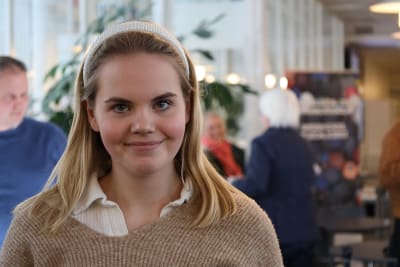 Susanna Lindström, studerande vid Soc & kom