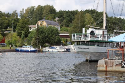 Vy över Borgå å 