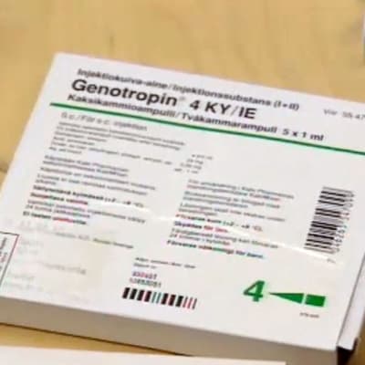 Ett tillväxthormon(Genotropin) paket