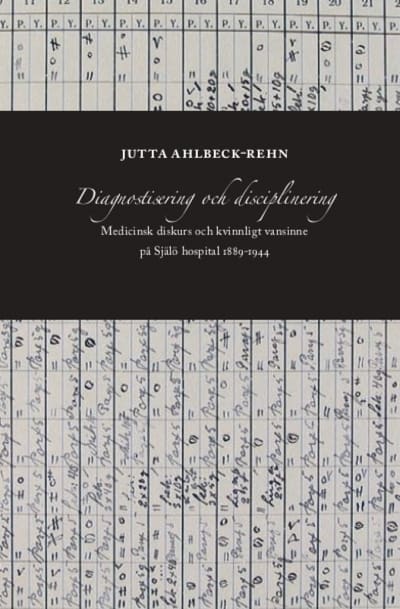 Pärmbilden till Jutta Ahbleck-Rehns avhandling om medicinsk diskurs och kivnnligt vansinne på Själö hospital 1889-1944.