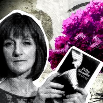 Claire Phillippson pitelee 50 Shades of Grey -kirjaa, ohjelmasta A-Stream (2012)