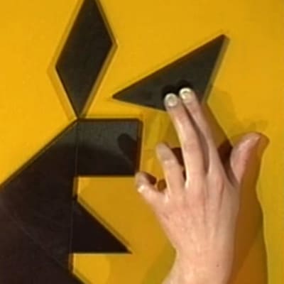 Kiinalainen tangram-peli, ote ohjelmasta Kiinalainen juttu (1992)