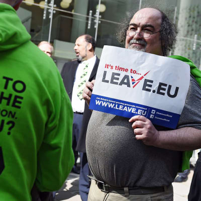 Grassroots Out -liike kampanja haluaa, että Britannia eroaa EU:sta.