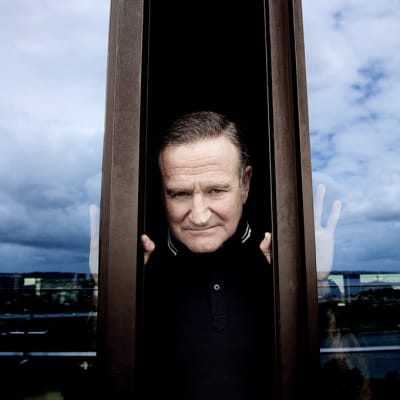 Näyttelijä Robin Williams.