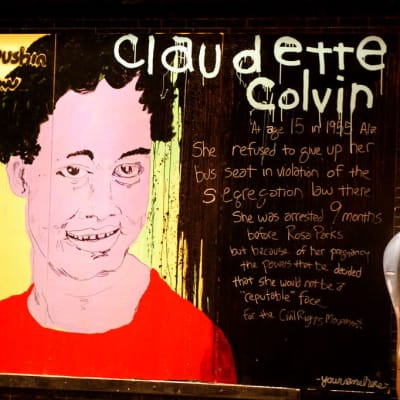 Mural av  Claudette Colvin