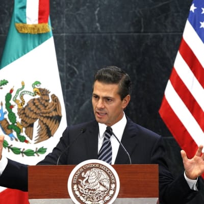 Presidentti Enrique Peña Nieto 25. helmikuuta 2016.