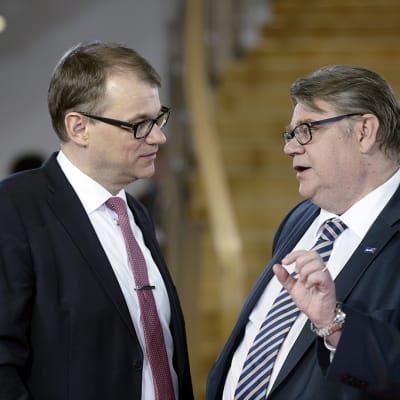 Juha Sipilä ja Timo Soini.