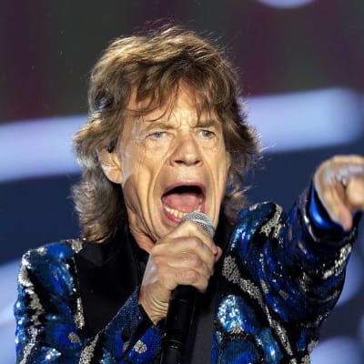 Rolling Stonesin nokkamies Mick Jagger keikalla Sao Paulossa Brasiliassa helmikuussa 2016.