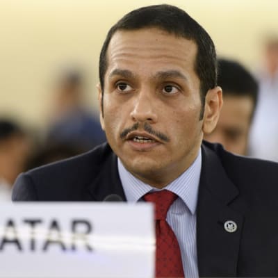 Qatarin ulkoministeri Mohammed bin Abdulrahman bin Jassim Al Thani.