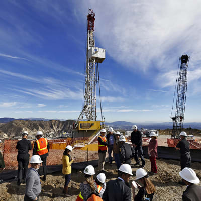 Southern California Gas -yhtiön johtoa Porter Ranch -kaasunporauskentällä.