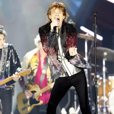 Rolling Stones esiintymässä Chilessä helmikuussa 2016.