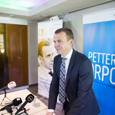 Petteri Orpo avasi puheenjohtajakampanjansa maanantaina.