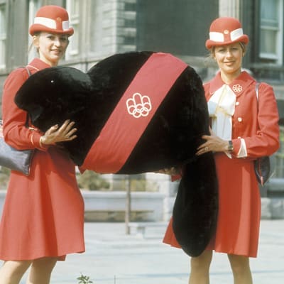Kanadan olympialaisten maskotti vuonna 1976 oli nimeltään Amik.