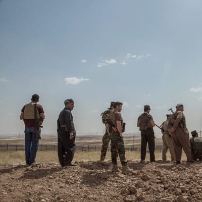 Peshmergasotilaita pohjoisessa Irakissa toukokuun lopulla.