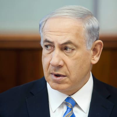 Israelin pääministeri Benjamin Netanjahu viikottaisessa kabinetin kokouksessa Jerusalemissa 1. kesäkuuta 2014.