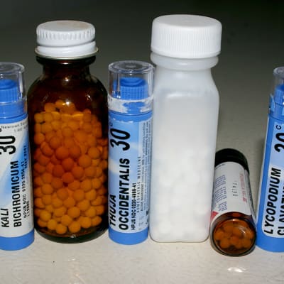 Homeopaattisia lääkkeitä