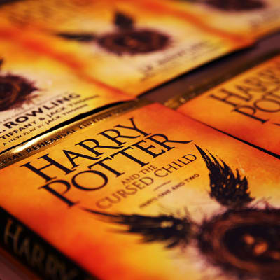 Harry Potter -kirjoja.