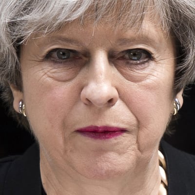 Theresa May puhui medialle koskien sunnuntain vastaisen yön terrori-iskua Lontoossa 4. kesäkuuta.