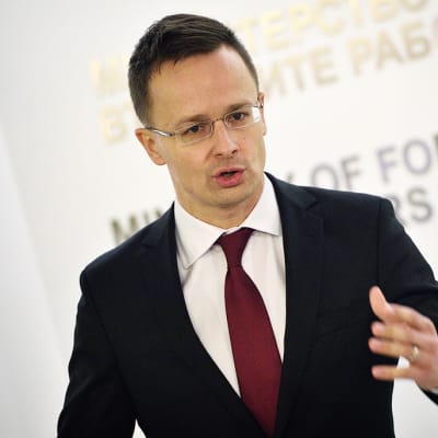 Unkarin ulkoministeri Péter Szijjártó.
